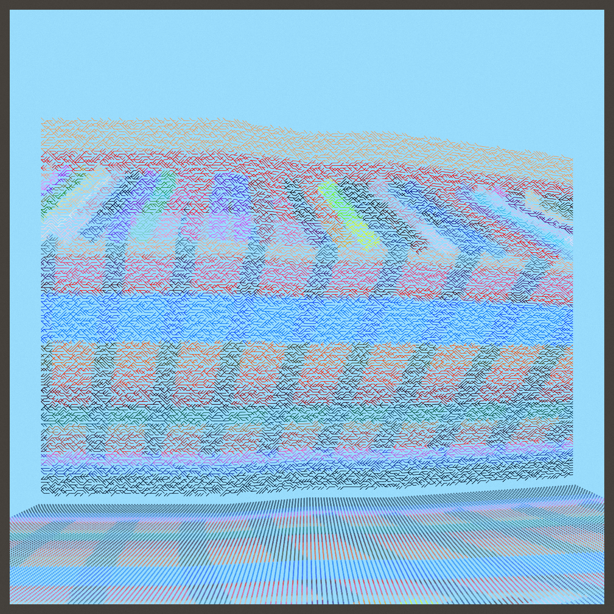 Tumble Down Light Factory #346 static NFT preview