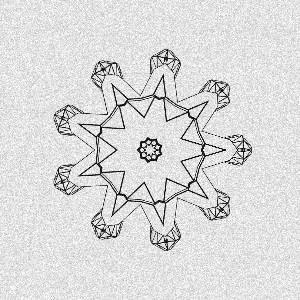 Monochrome Kaleido #432 static NFT preview