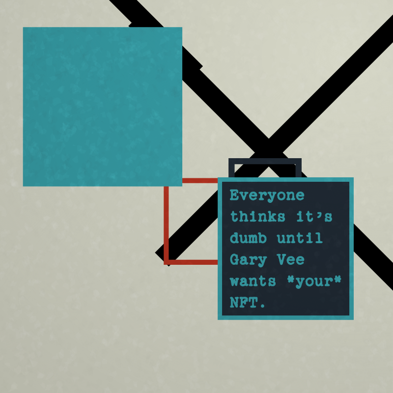 DeStijl Fortunes #306 static NFT preview