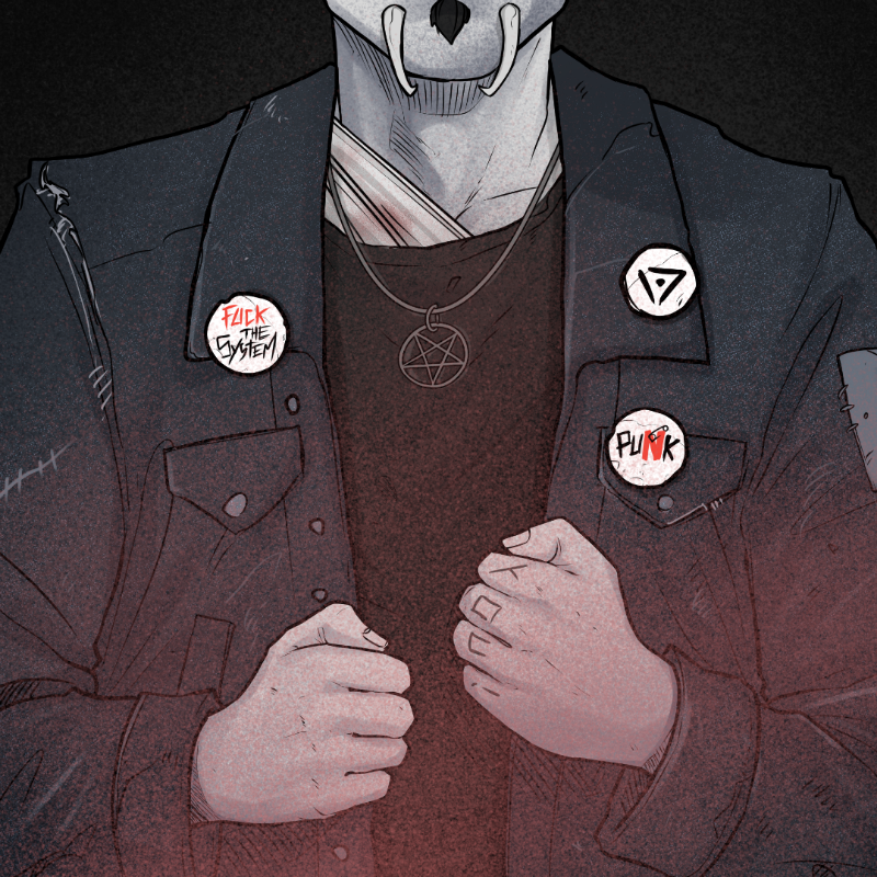 PUNX NOT DEAD #455 static token preview