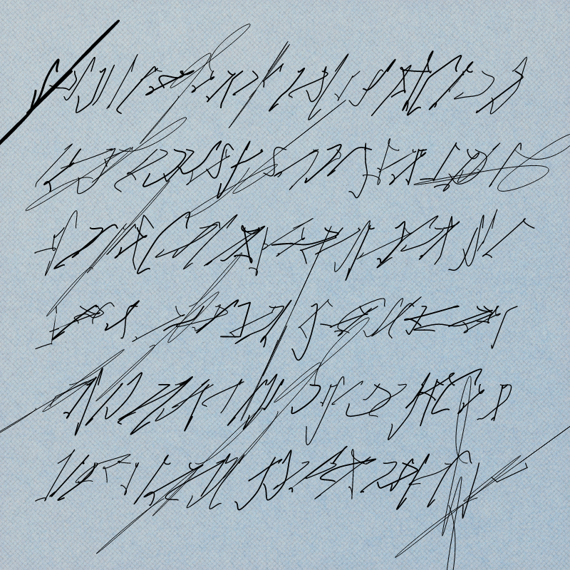 asemic #33 static NFT preview