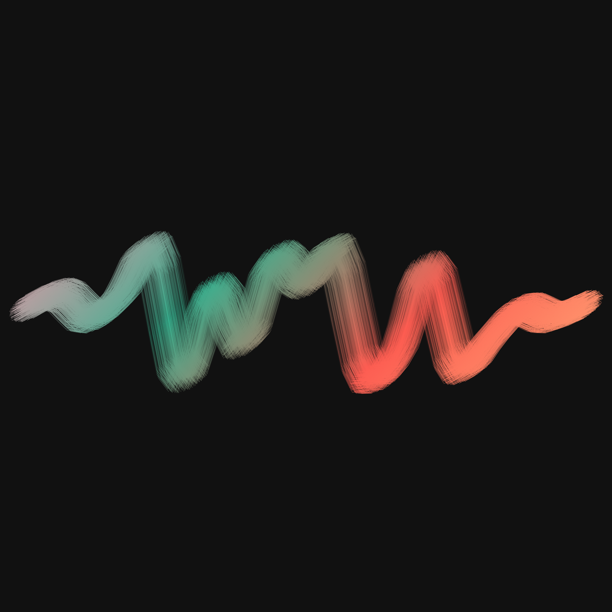 Brush Squigl #138 static NFT preview