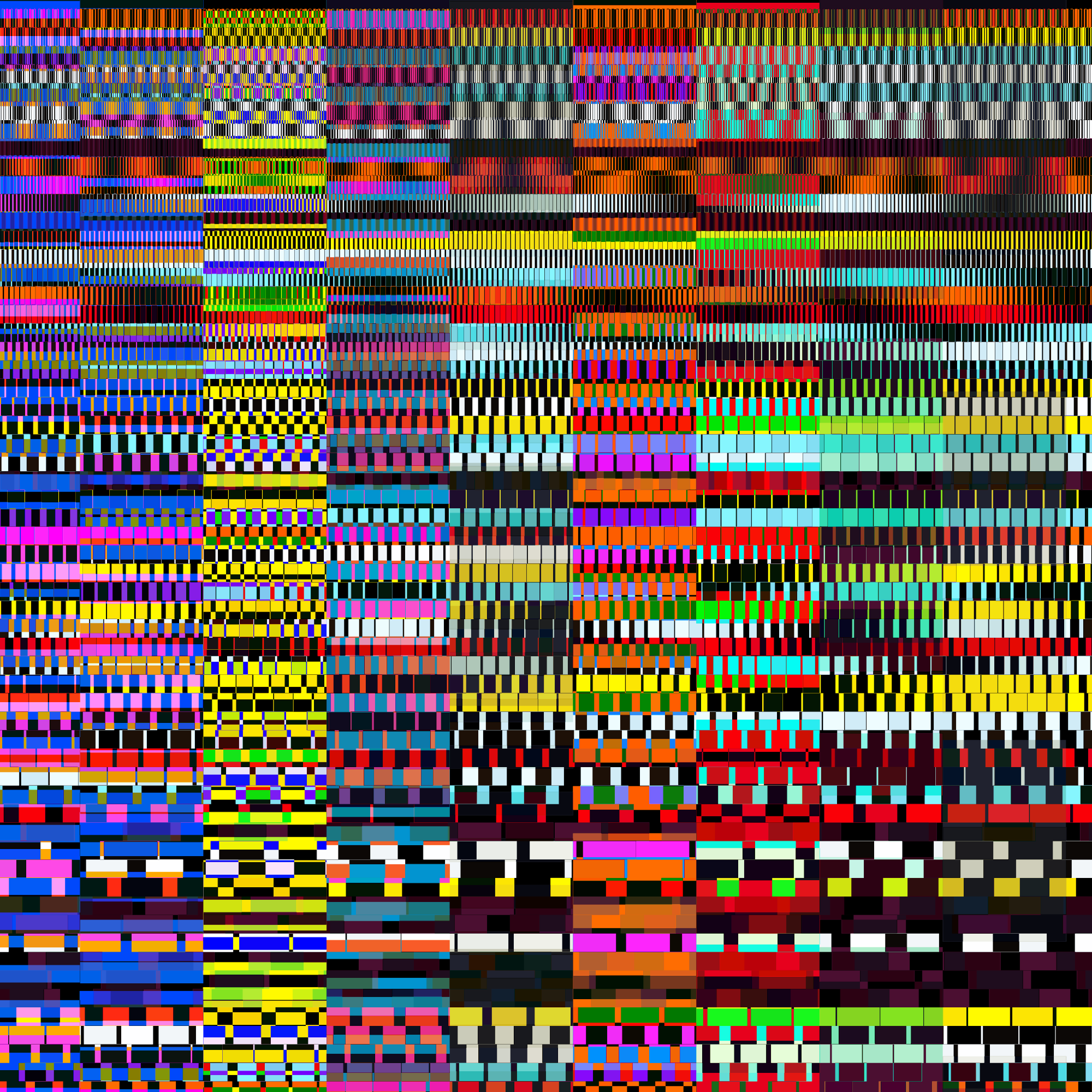 Glitchometry Stripes #112 static token preview