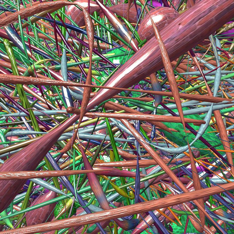 Prismatic Thickets #515 static NFT preview