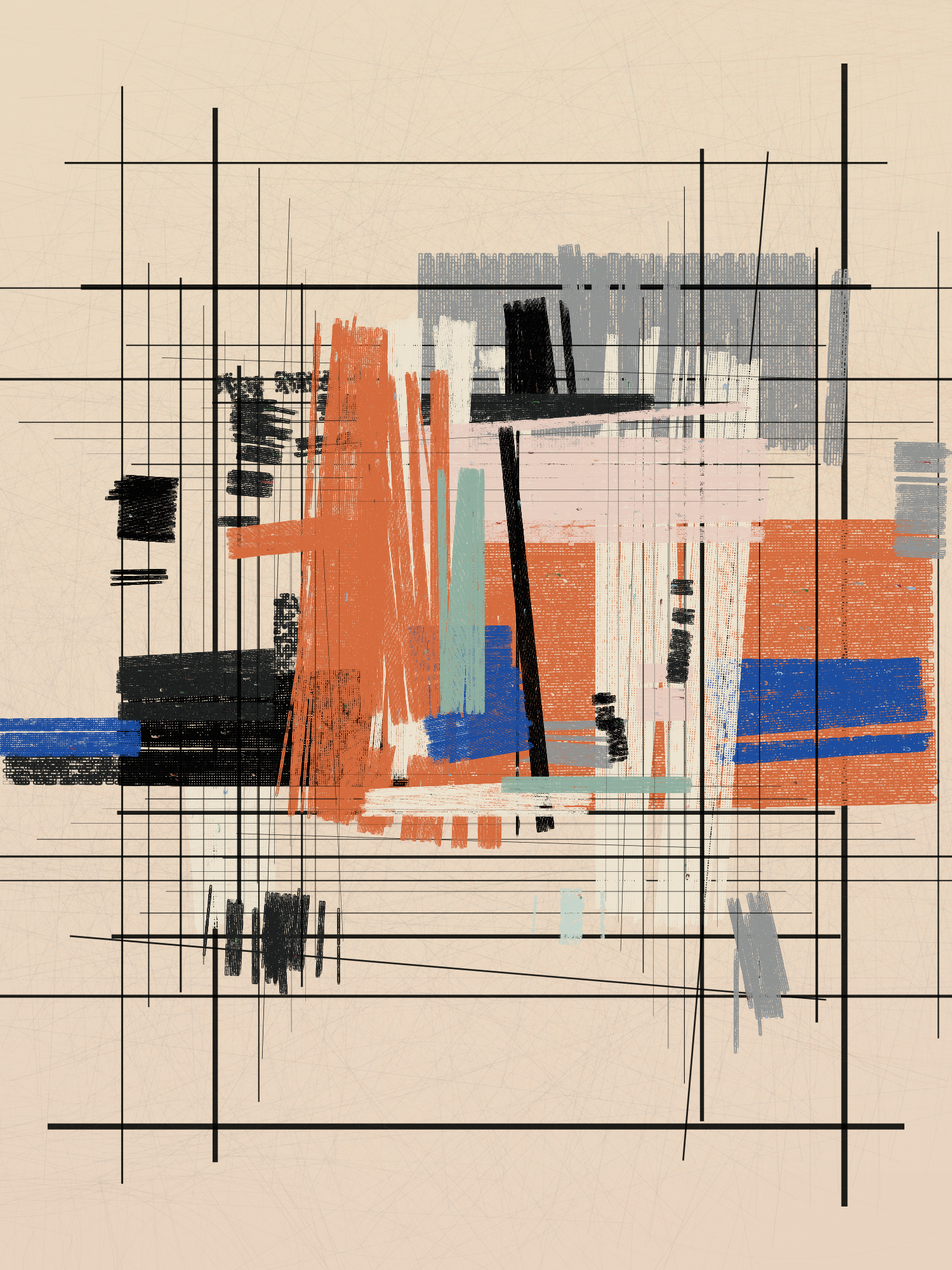 Generative Composition #78 static NFT preview