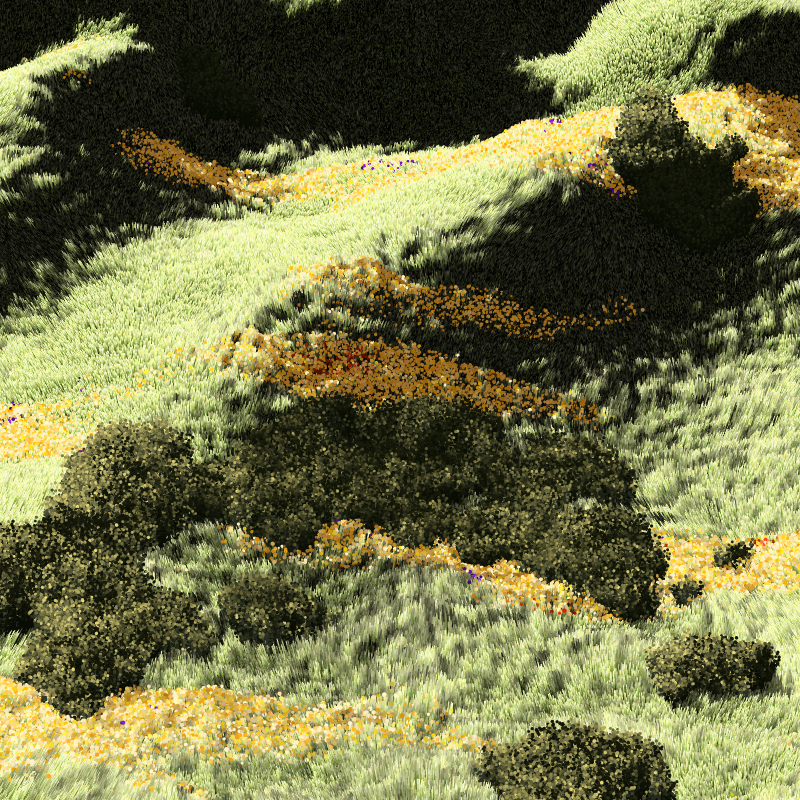 California Hills in Late Sun #74 static NFT preview
