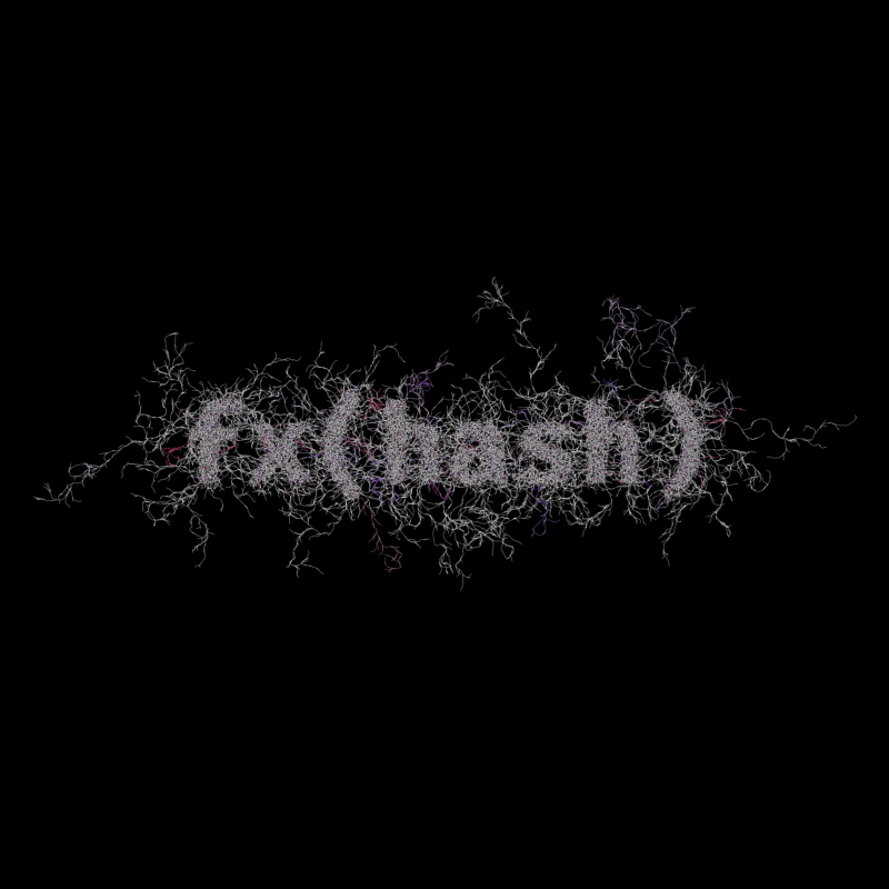 FXHASH Logo with Features #591 static token preview