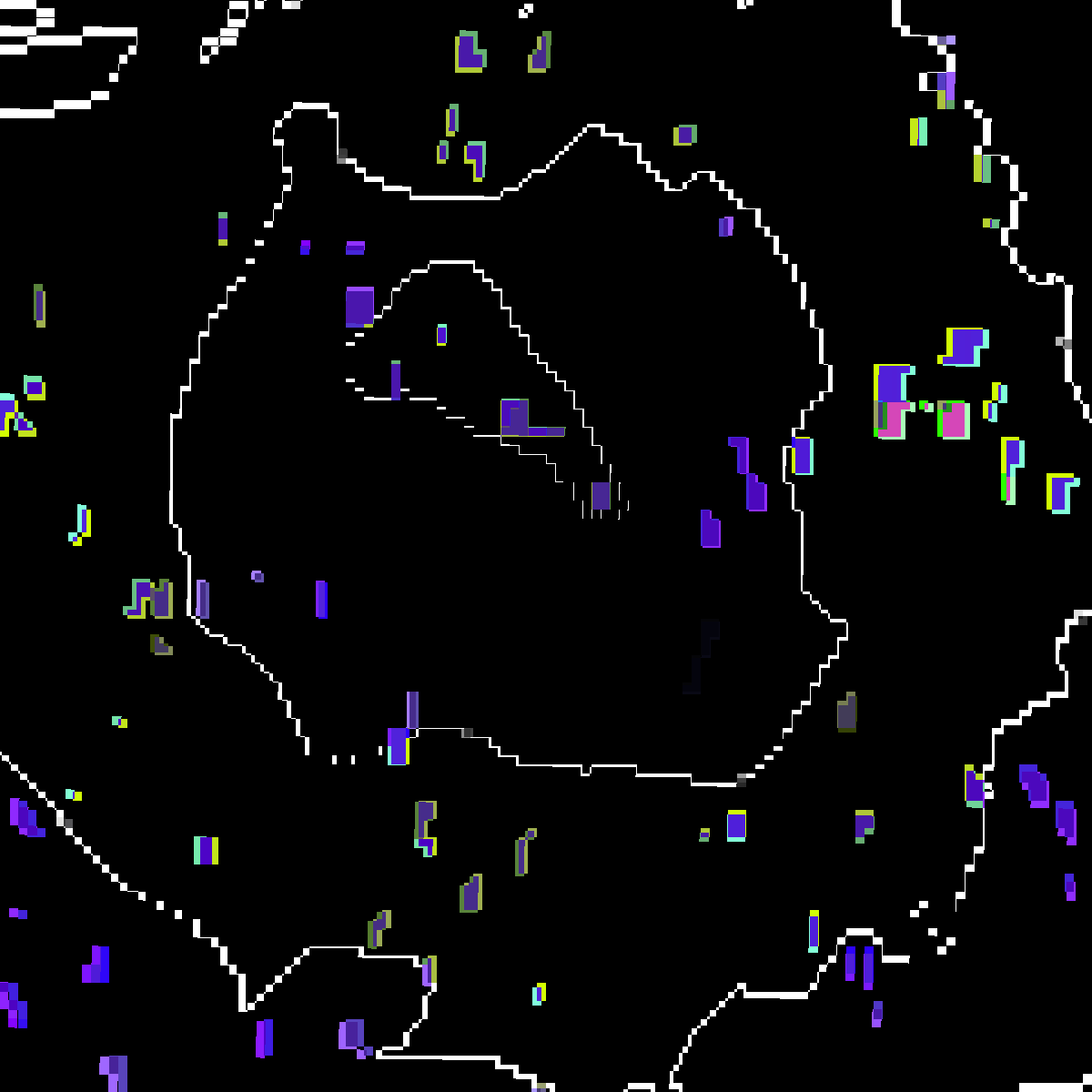 Pixel Topography #97 static NFT preview