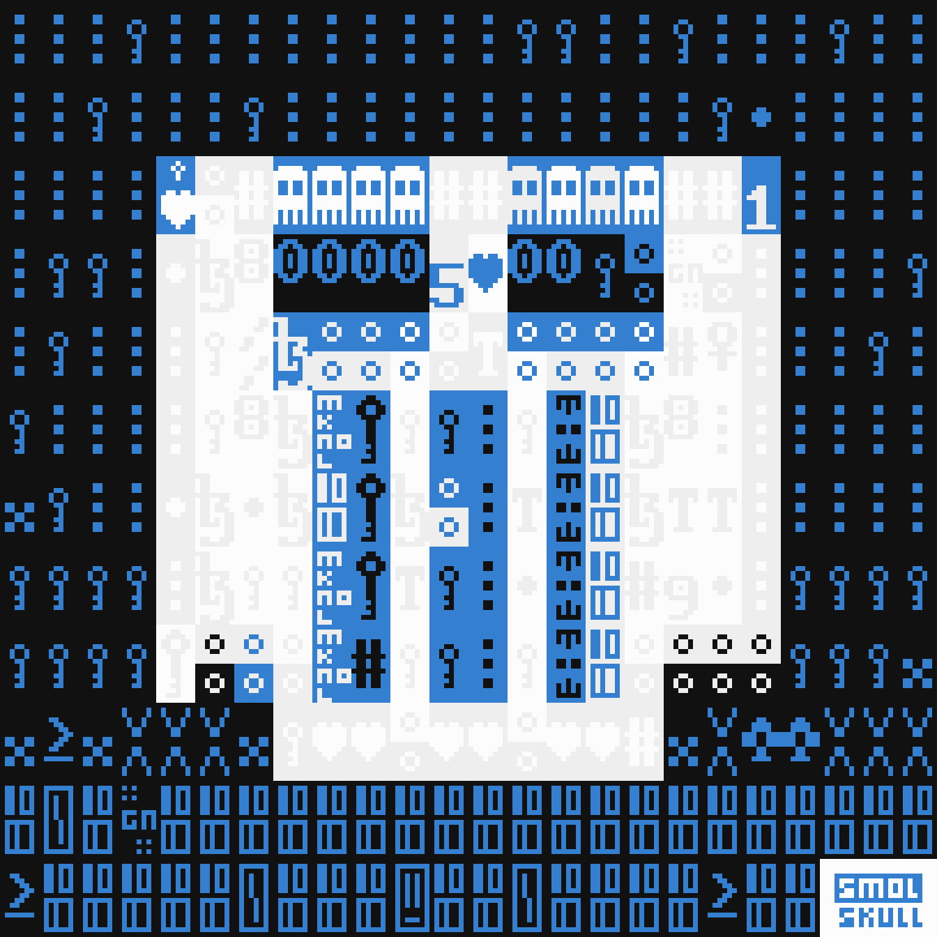 ASCII-SMOLSKULL #421 static token preview