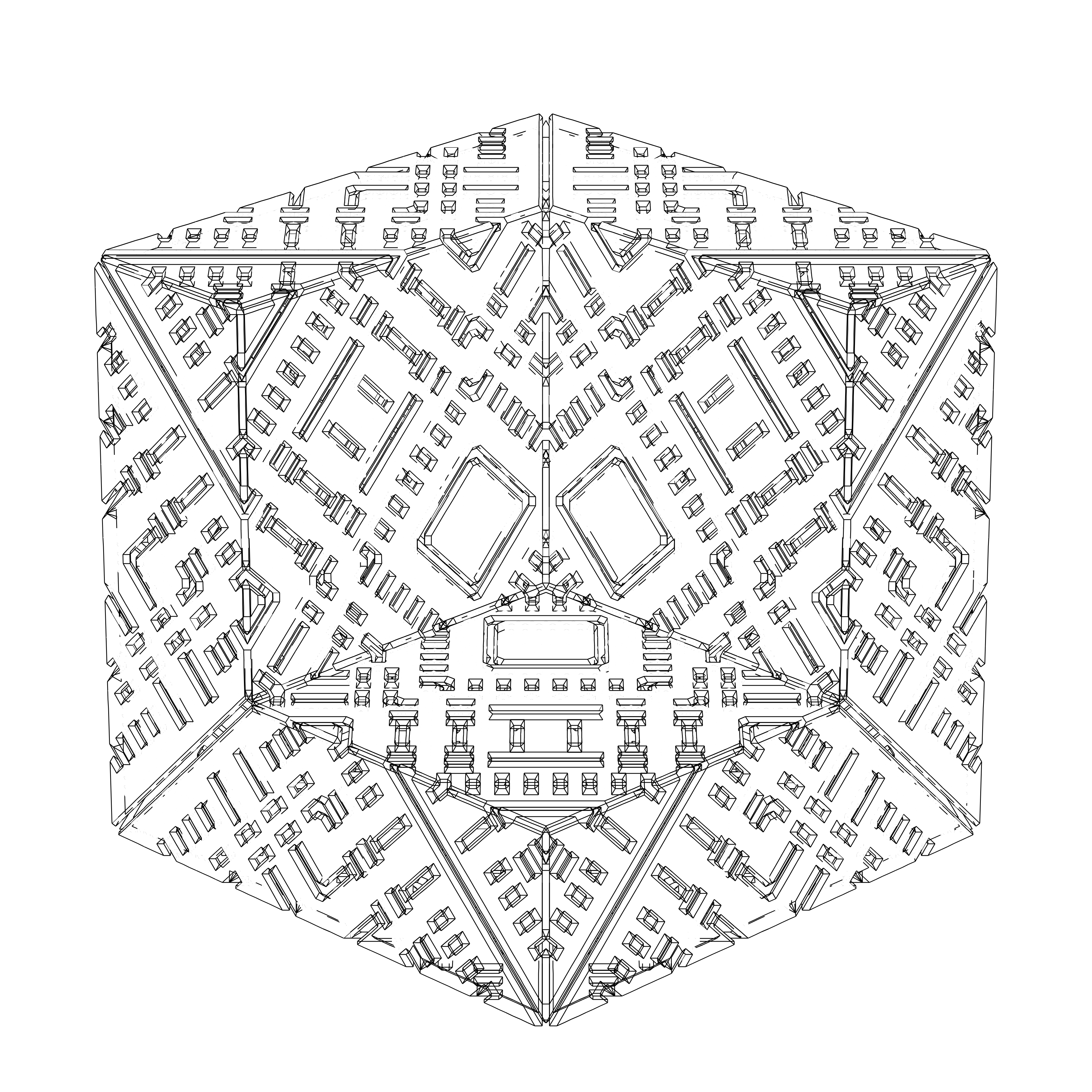 LL21 Alien Art Cube #753 static NFT preview