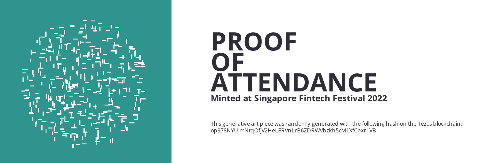 SFF2022 Proof of Attendance Token #902 static token preview