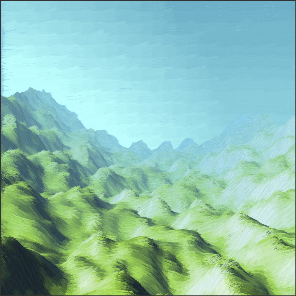 Lush Fields #121 static NFT preview