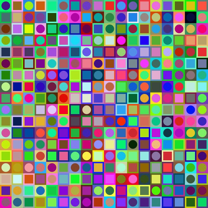 Square Dot Composition #374 static NFT preview
