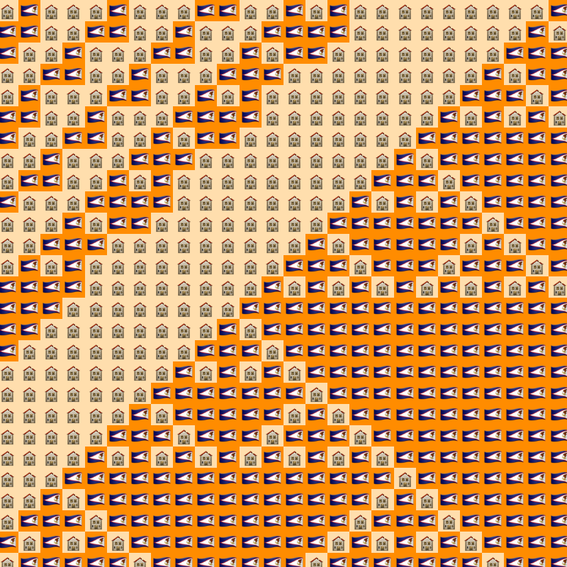Elementary Cellular Emoji Automata #9 static token preview