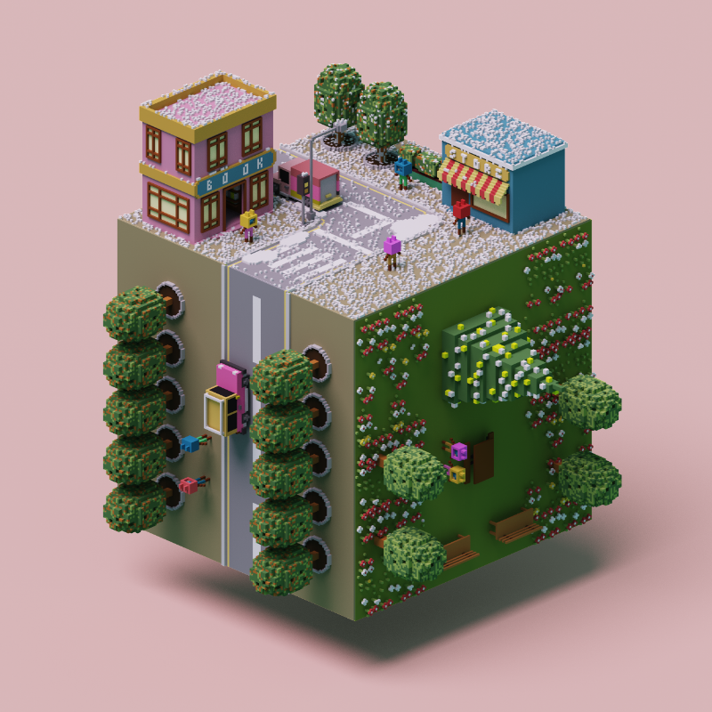 Isometreecity #75 static NFT preview