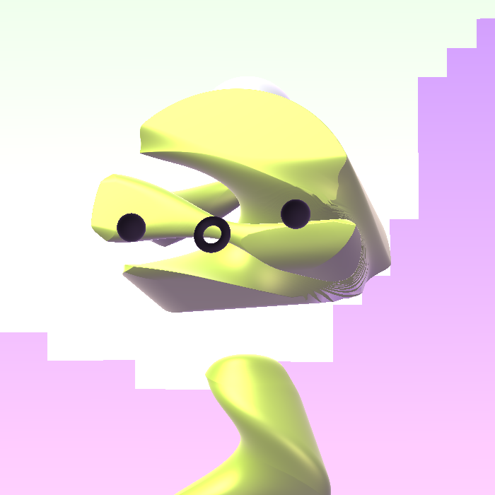 SHADER HEADZ #528 static NFT preview