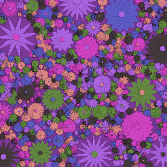 Flower garden #7 static token preview