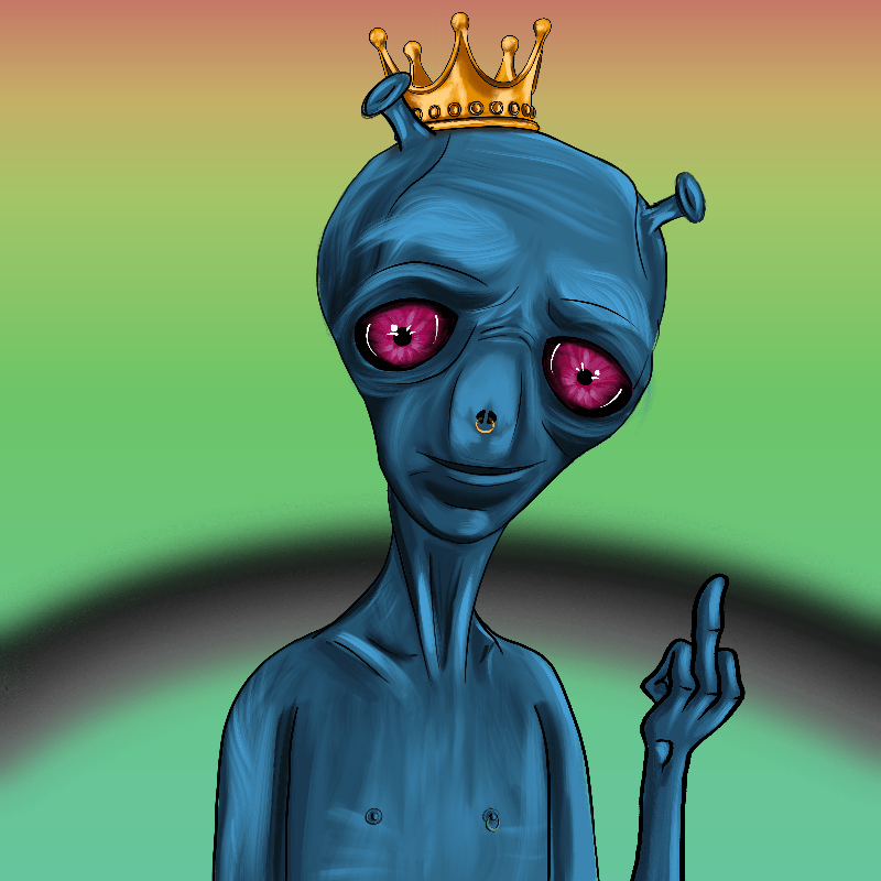 fxAlien #84 static NFT preview