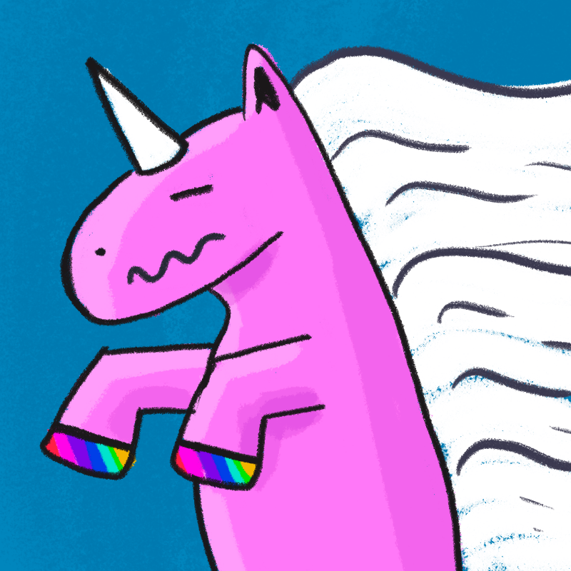 Peculiar unicornos #30 static token preview