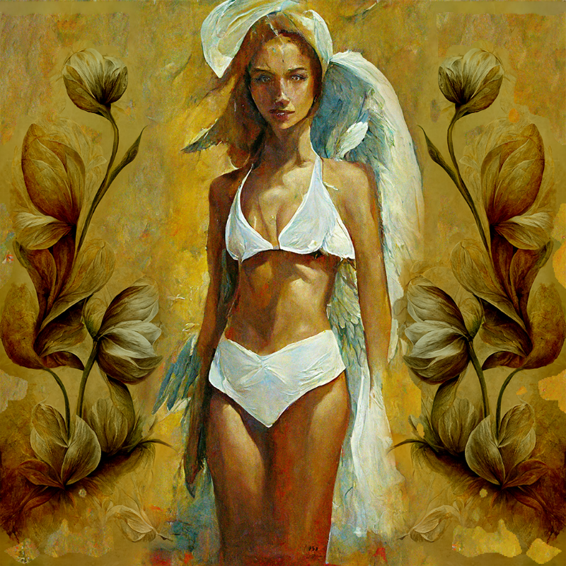 Girl and Flower #4 #4 static token preview