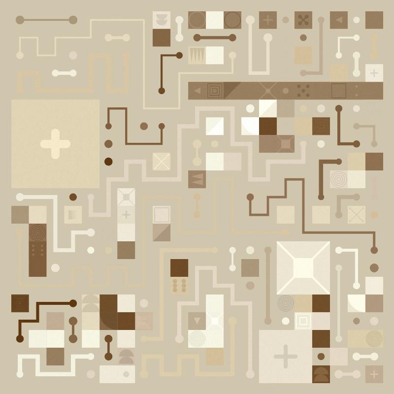 Scattered Pathways #396 static NFT preview