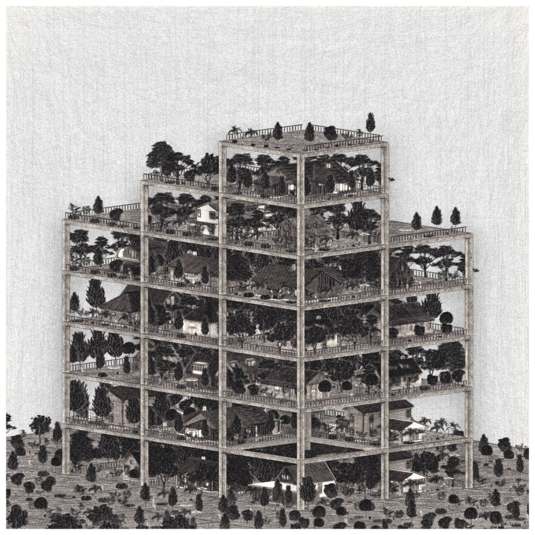 Highrise of Homes #84 static NFT preview
