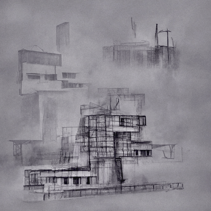 Impossible Neuro-Architecture #102 static NFT preview