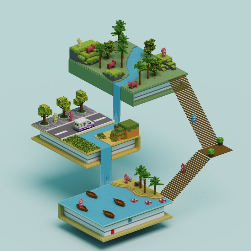 Books and islands #76 static token preview