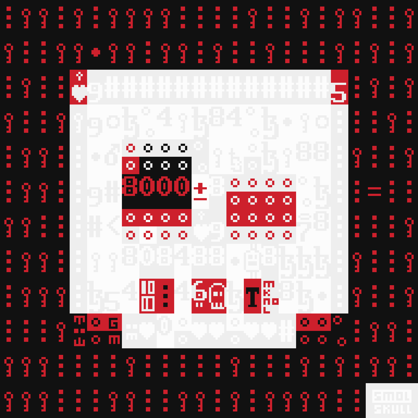 ASCII-SMOLSKULL #301 static NFT preview