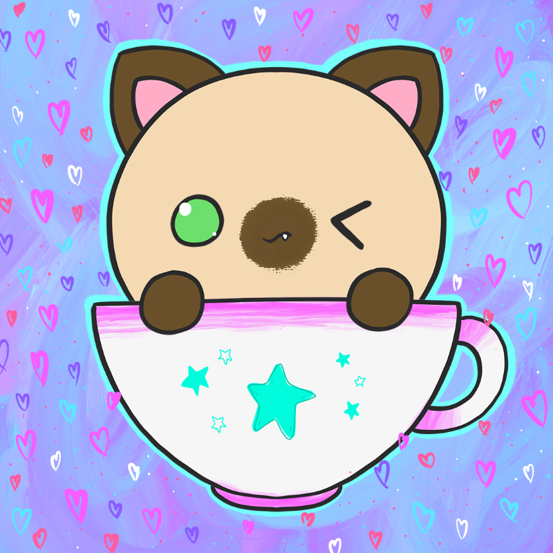Cupkitties #7 static token preview
