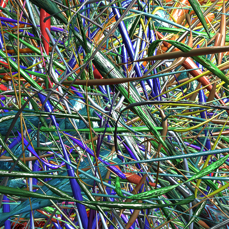 Prismatic Thickets #418 static NFT preview