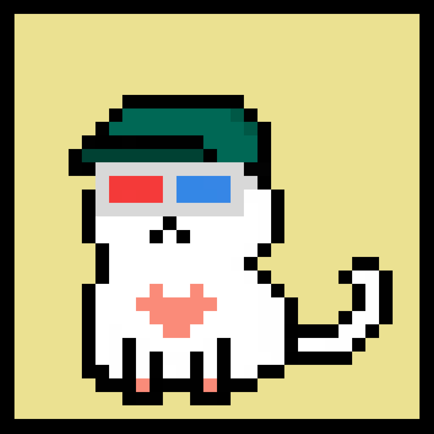 Lazy Kitties #1037 static NFT preview