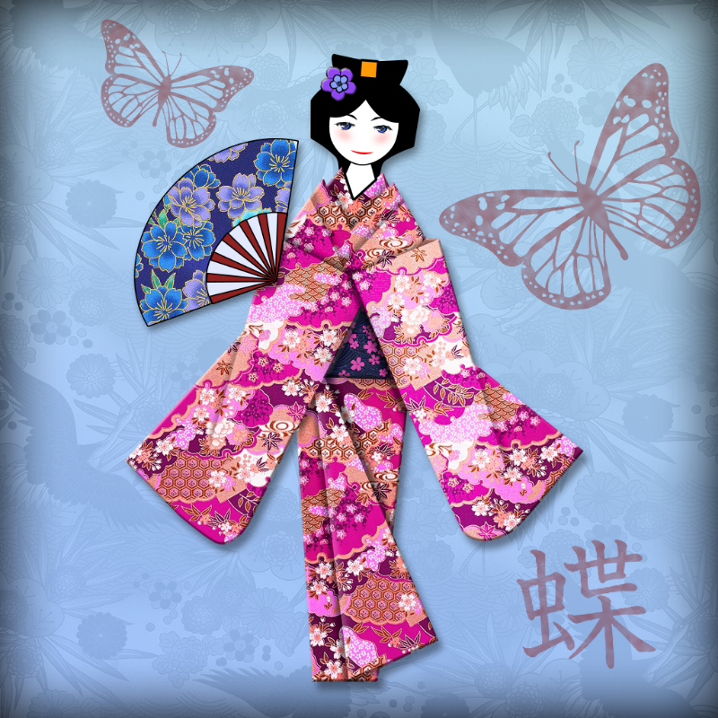 Origami Girls #48 static NFT preview