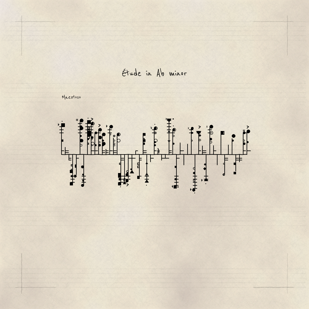 Études(Reissued) #182 static NFT preview