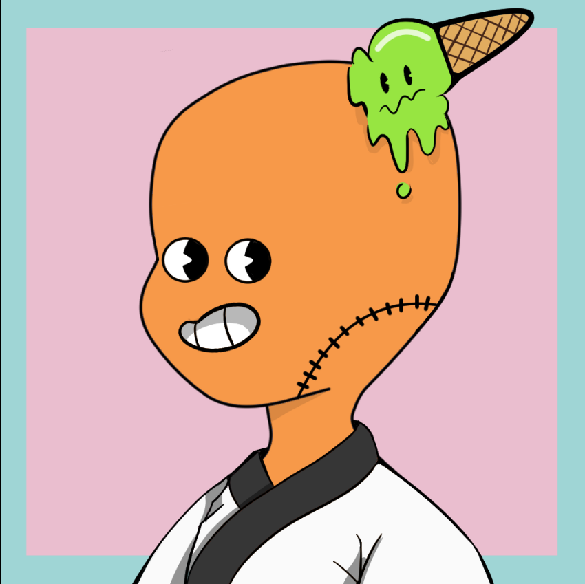 Jelly dudes #1457 static NFT preview