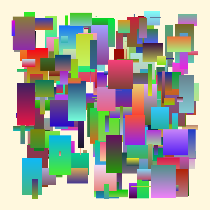 Gradient Rect #163 static NFT preview
