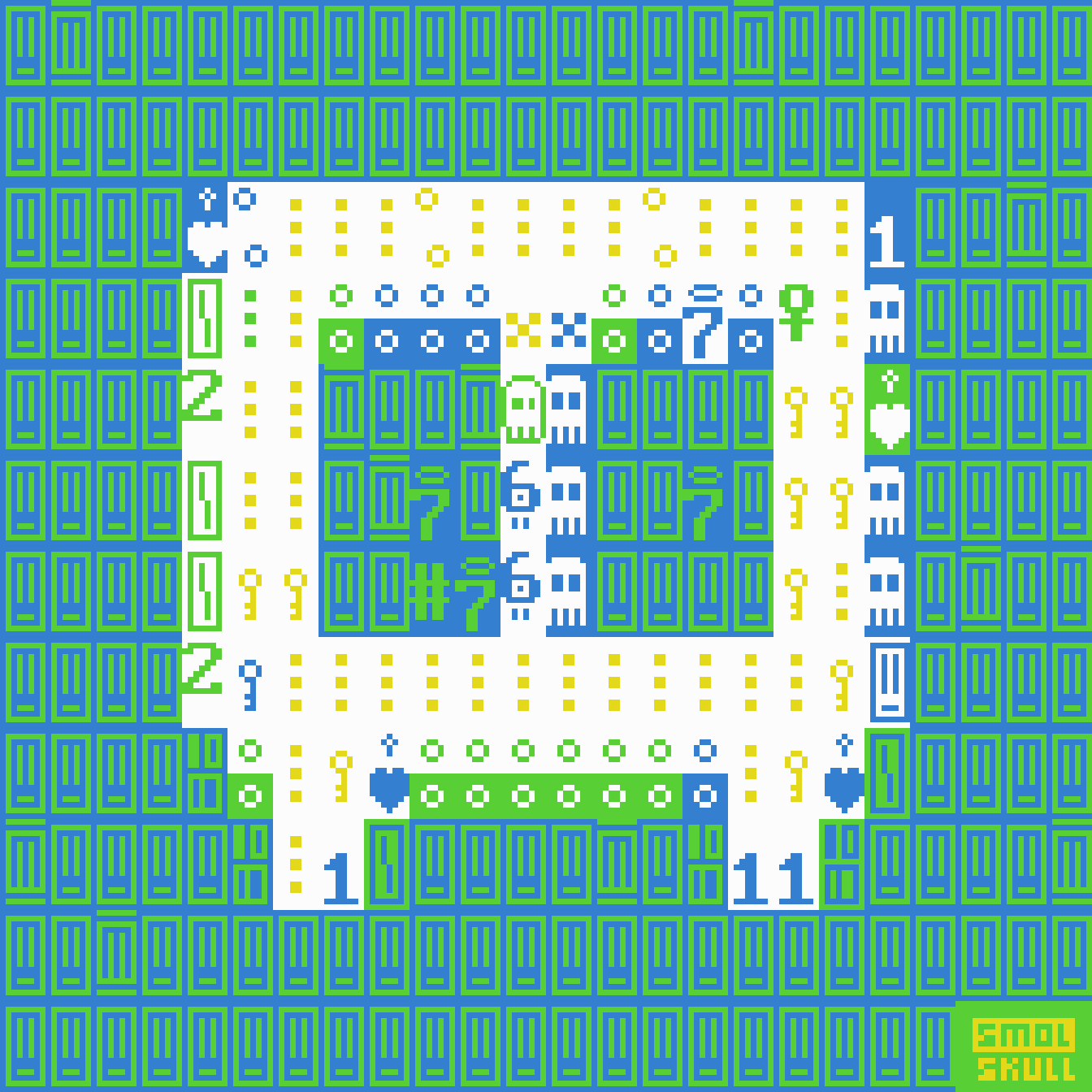 ASCII-SMOLSKULL #159 static token preview