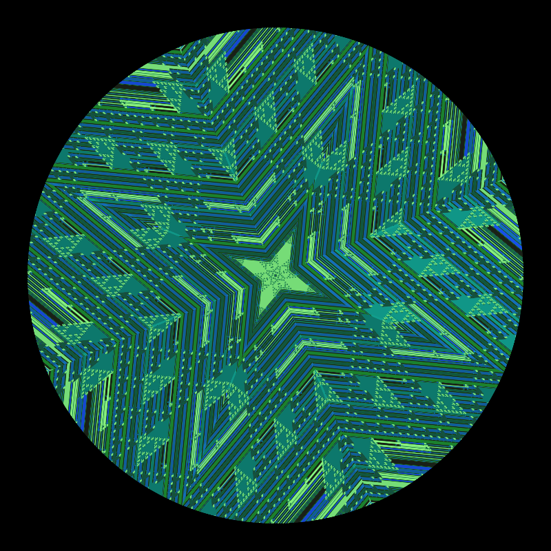 Binary kaleidoscope #48 static NFT preview
