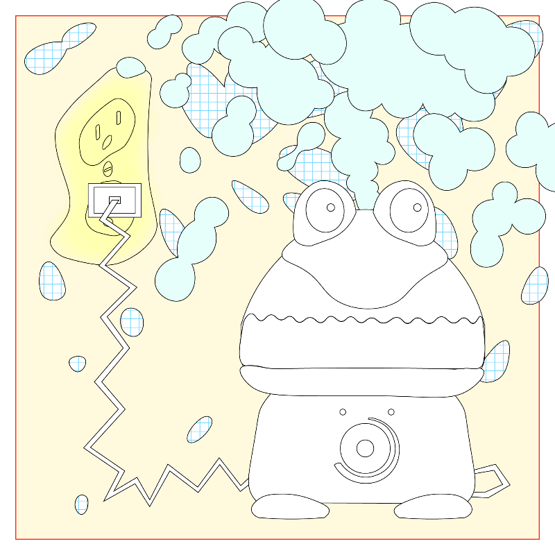 Frog Humidifier #96 static token preview