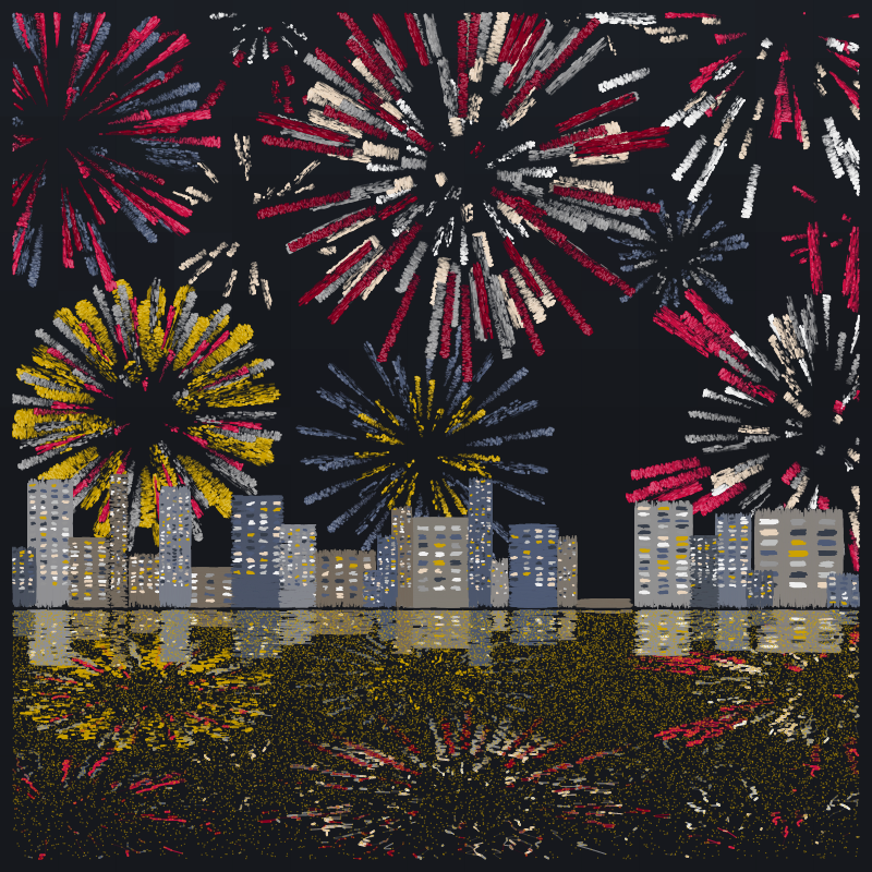 Fireworks #256 static token preview