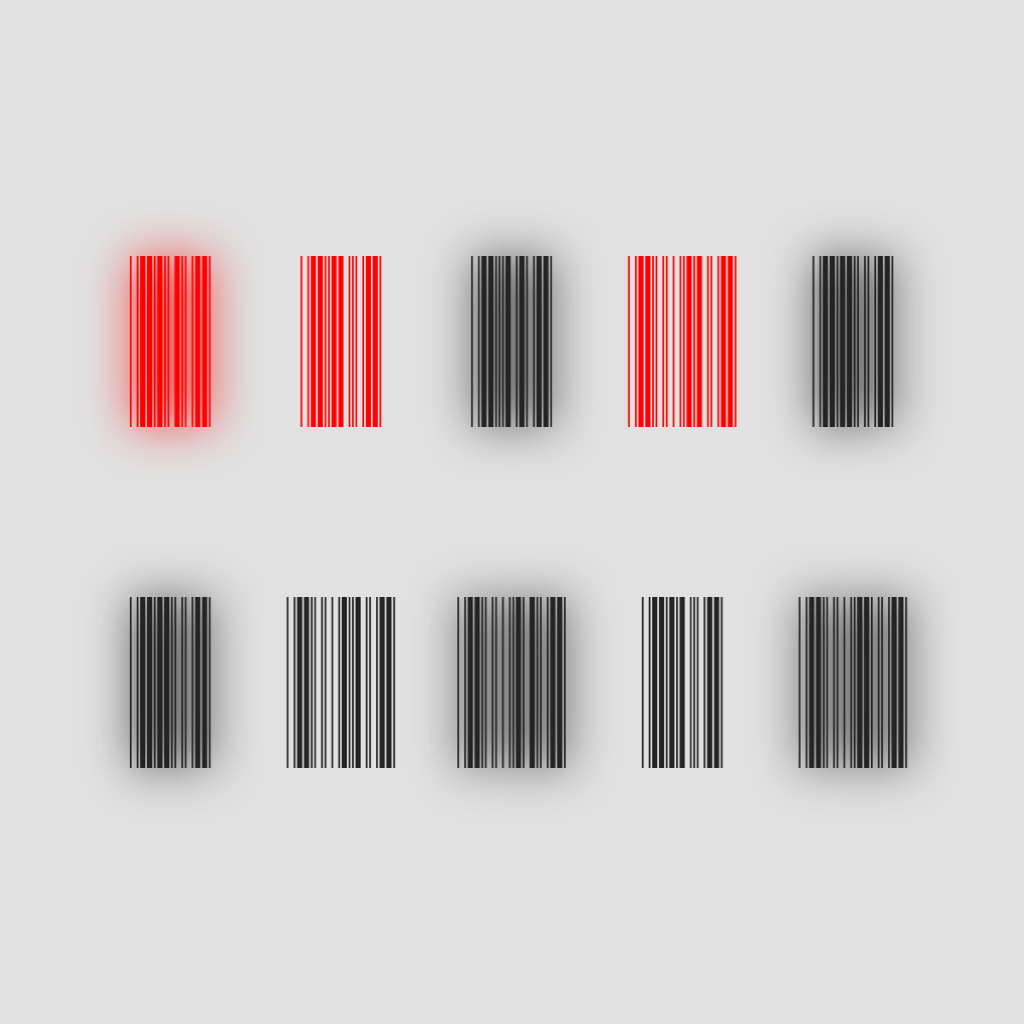barcode(fxhash) #174 static token preview