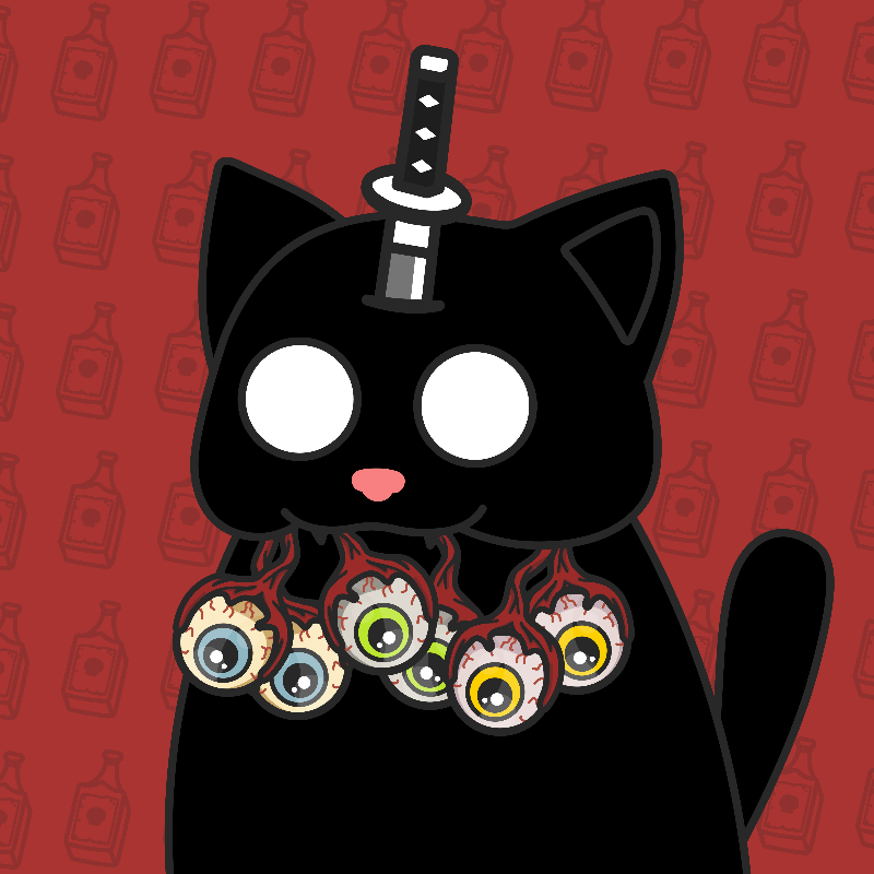 Addams Cat #50 static NFT preview
