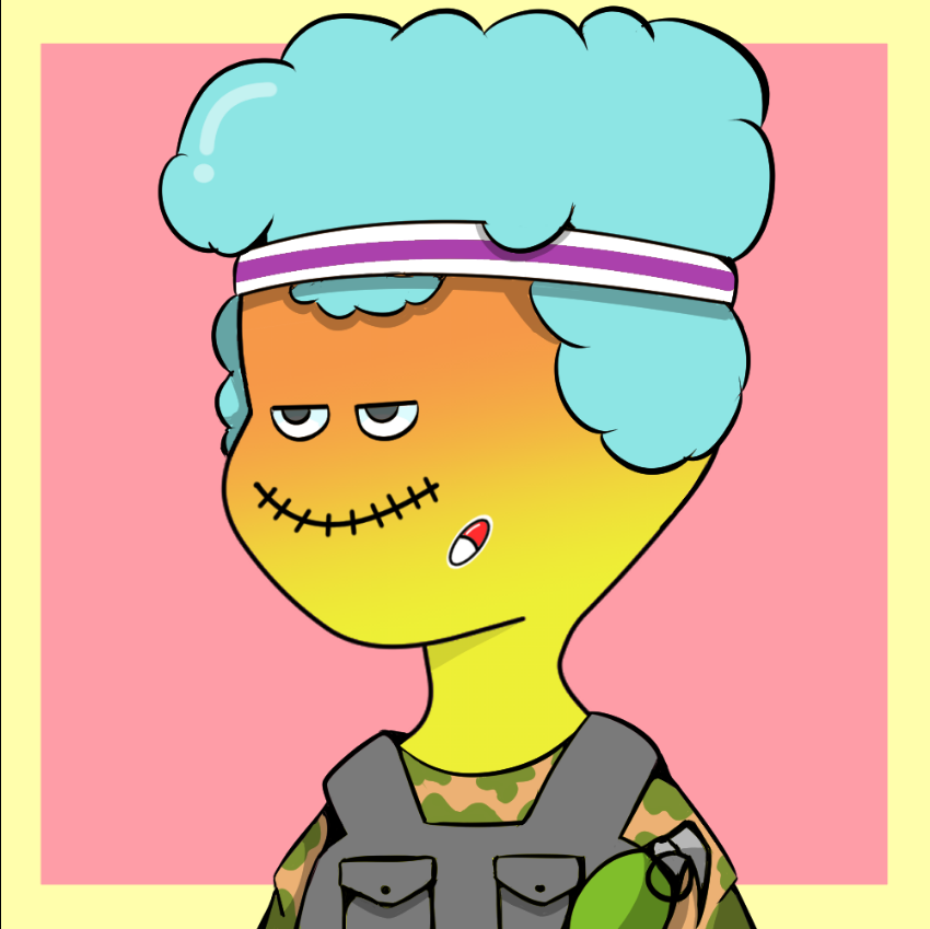 Jelly dudes #1335 static NFT preview