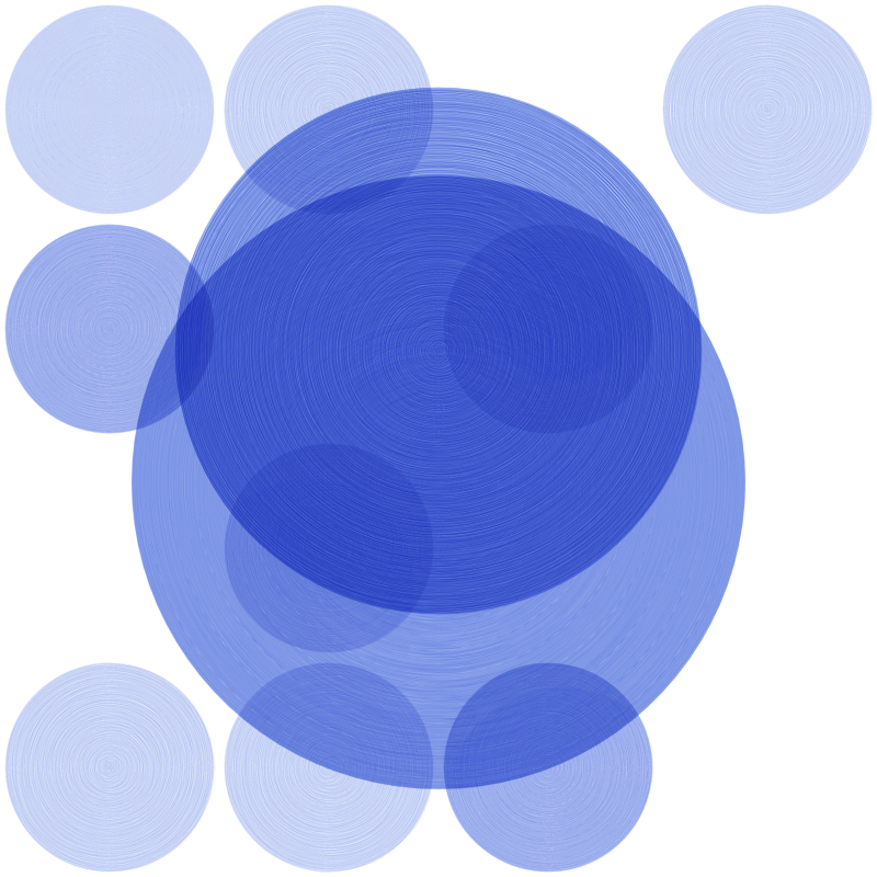 Brushed Circles #147 static NFT preview