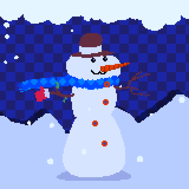 Freaky Snowman #25 static token preview
