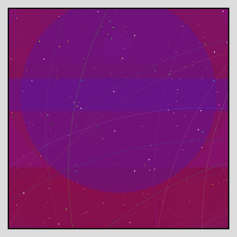 Color Field Starry B #100 static token preview