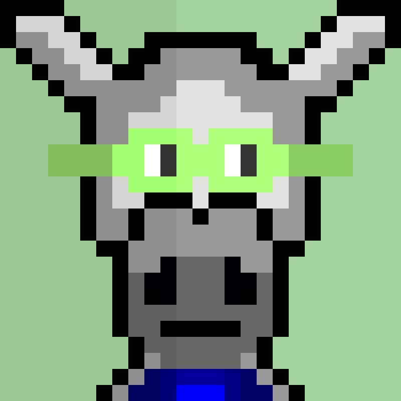 Morixels Donkey #80 static NFT preview