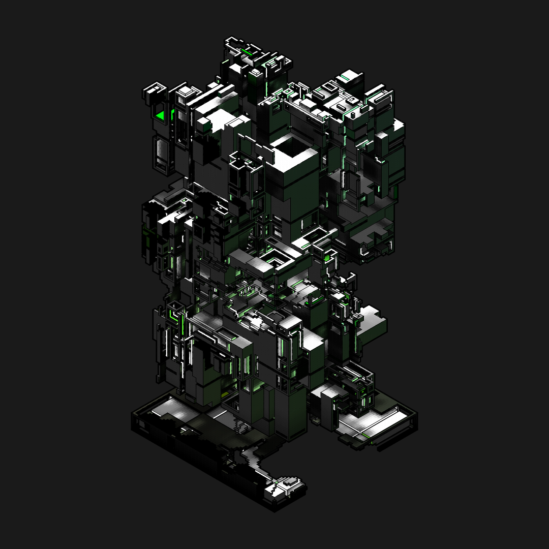 Isofrag generator series II #177 static NFT preview