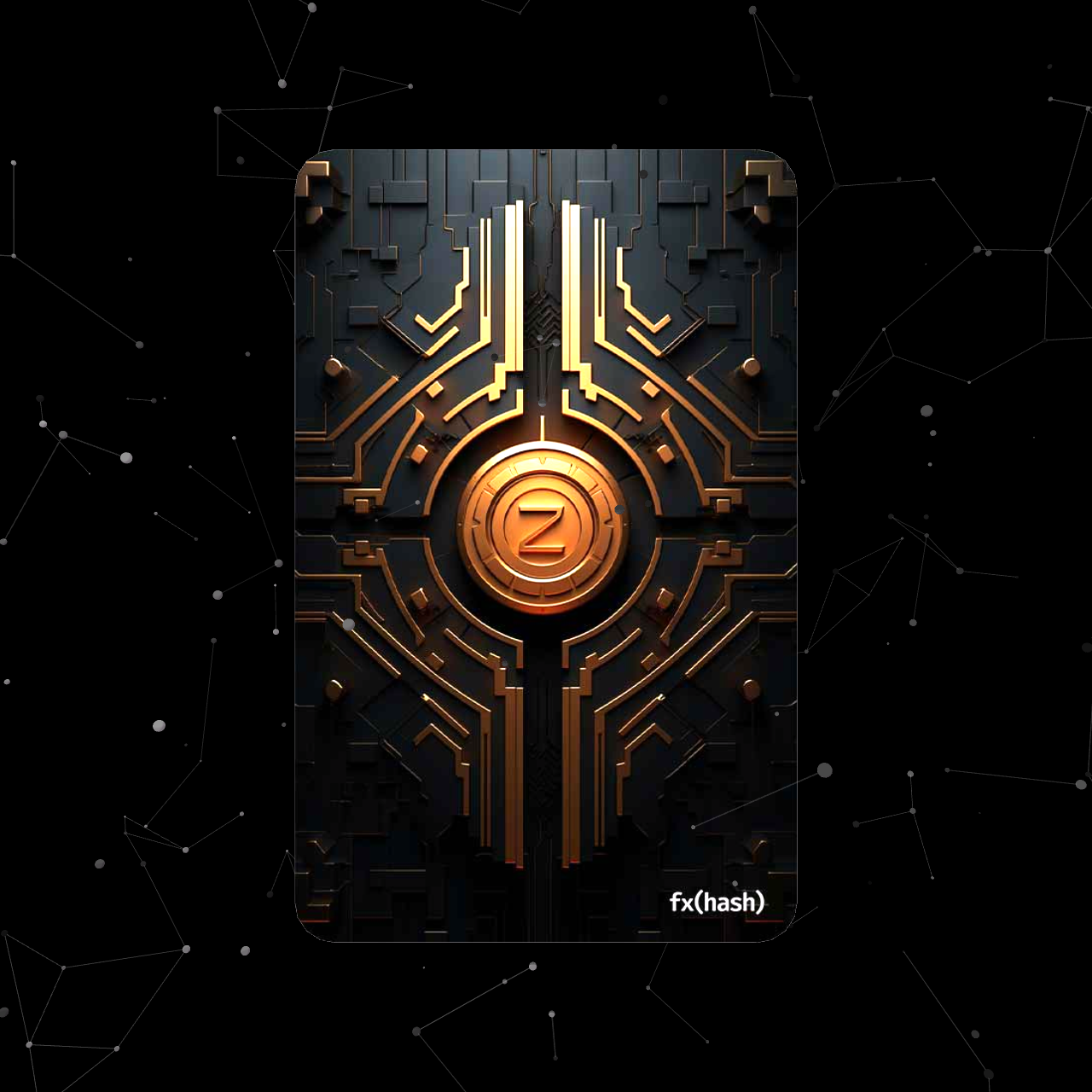FXHash 2.0 Card #455 static NFT preview