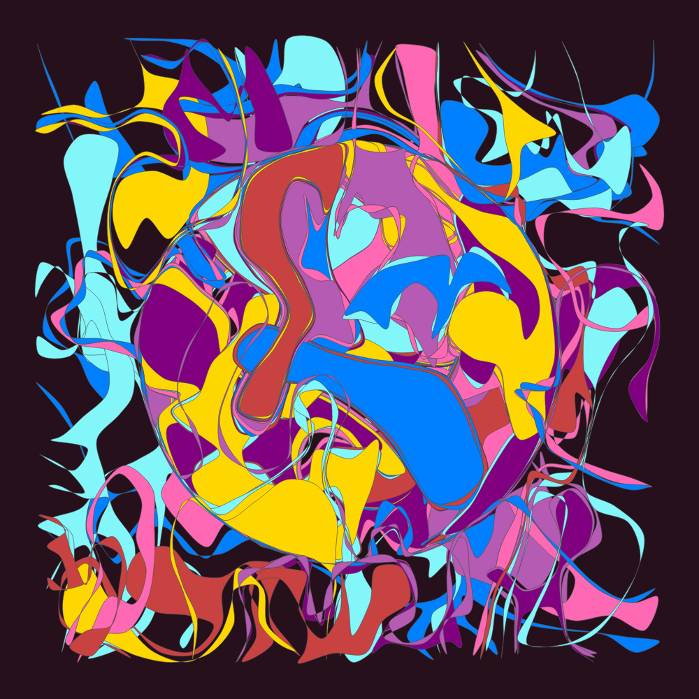 Geometric colorful shapes 3 #246 static NFT preview